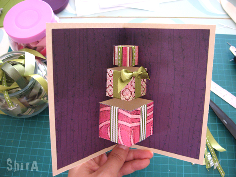 How to Make an Explosion Box Christmas Card