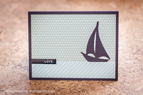 Sail Away popup card | littlegreenbox.wordpress.com